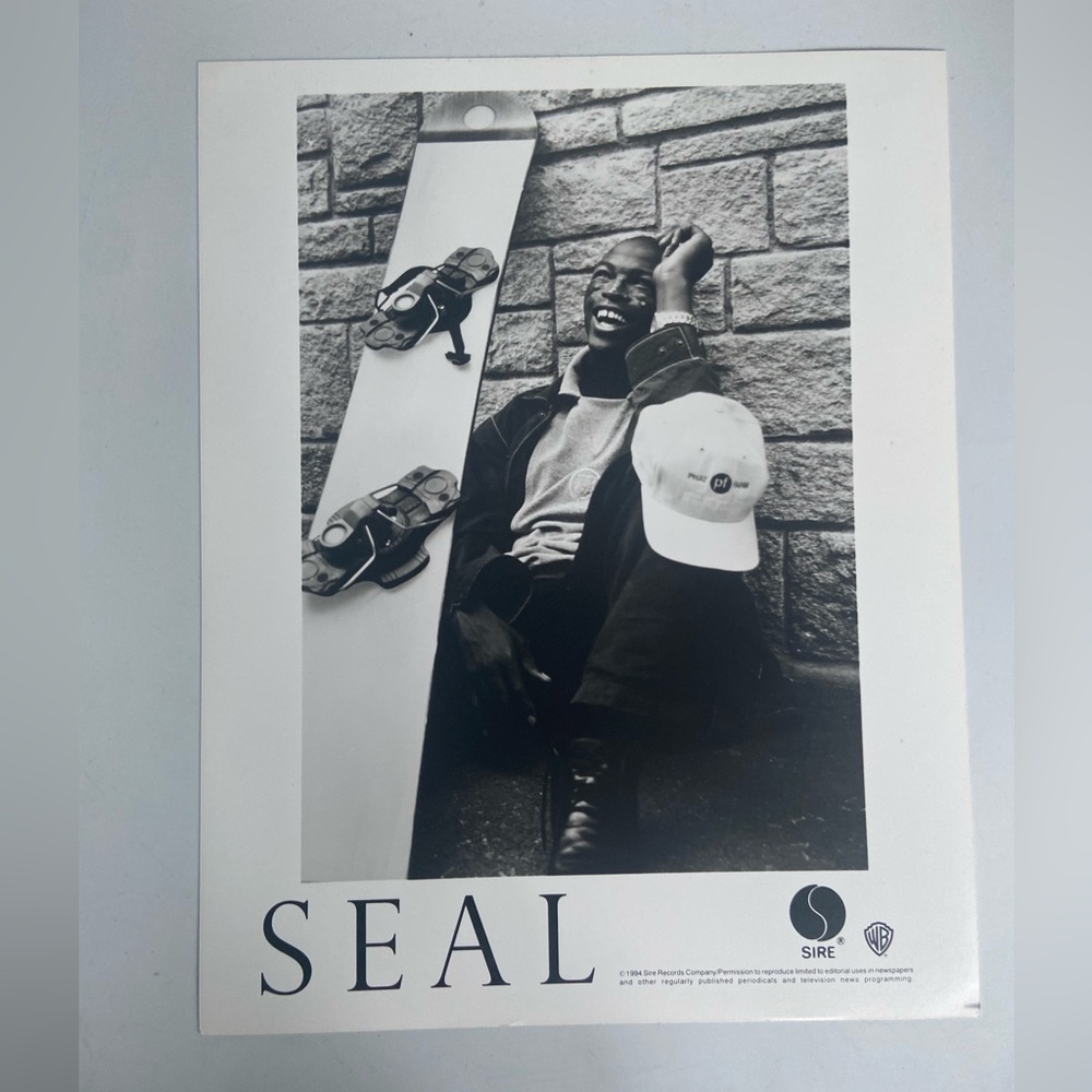 Vintage Promotional Photograph of Seal 1994
